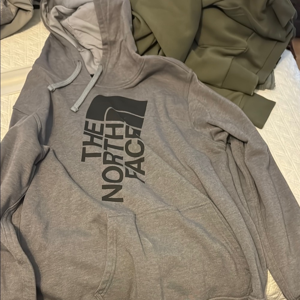 The North Face Light Gray Men's Hoodie